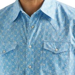 Wrangler Men's 20X Competition Paisley Print Snap Shirt -Wrangler Store img69092 wrangler men s 20x competition paisley print snap shirt