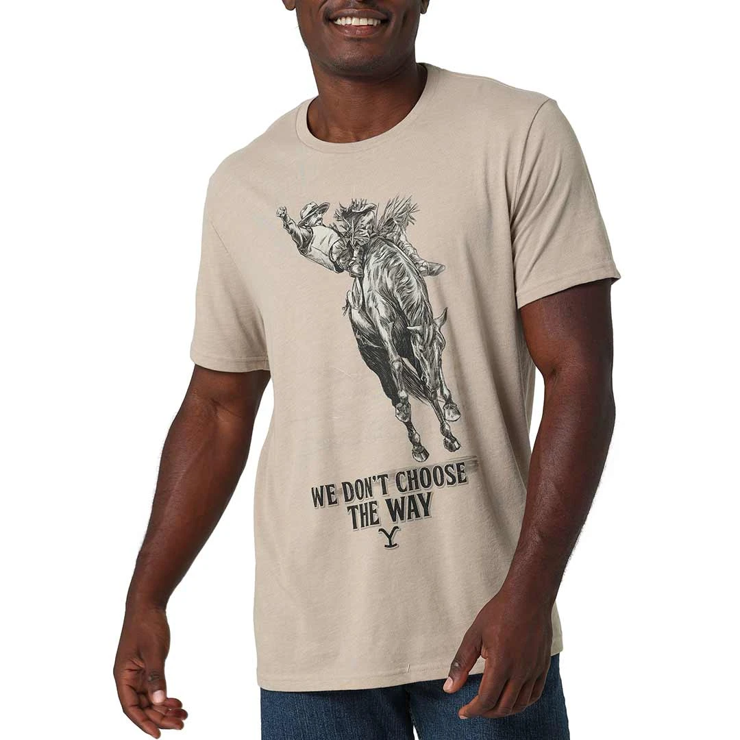 Wrangler X Yellowstone Men's We Don't Choose The Way T-Shirt 3 Wrangler X Yellowstone Men's We Don't Choose The Way T-Shirt