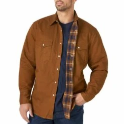 Wrangler Men's Flannel Lined Work Shirt -Wrangler Store img72025 wrangler men s flannel lined work shirt
