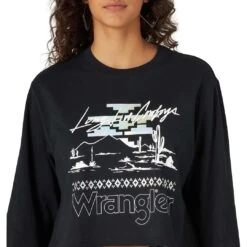 Wrangler Women's Retro Long Sleeve Desert Graphic T-shirt 8 Wrangler Women's Retro Long Sleeve Desert Graphic T-shirt -Wrangler Store img72410 wrangler women s retro long sleeve desert graphic t shirt