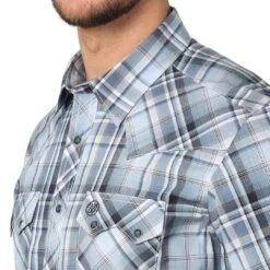 Wrangler Men's Retro Short Sleeve Plaid Snap Shirt -Wrangler Store img72433 wrangler men s retro short sleeve plaid snap shirt
