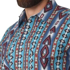 Wrangler Men's Checotah Snap Shirt -Wrangler Store img74848 wrangler men s checotah snap shirt