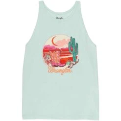 Wrangler Women's High Neck Tank Top -Wrangler Store img75368 wrangler women s high neck tank top