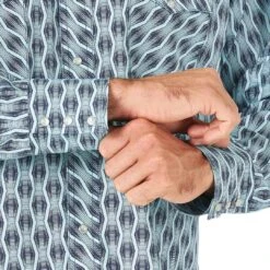 Wrangler Men's Silver Edition Tanger Print Snap Shirt -Wrangler Store img75802 wrangler men s silver edition tanger print snap shirt
