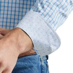 Wrangler Men's George Strait Check Plaid Button-Down Shirt -Wrangler Store img78952 wrangler men s george strait check plaid button down shirt