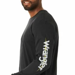 Wrangler Men's Arm Logo Graphic T-Shirt -Wrangler Store img79170 wrangler men s arm logo graphic t shirt