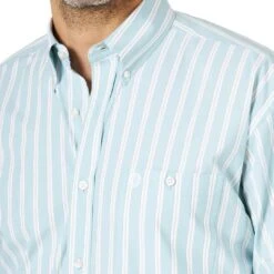 Wrangler Men's George Strait Button-Down Stripe Shirt -Wrangler Store img86442 wrangler men s george strait button down stripe shirt