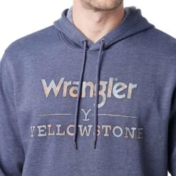Wrangler X Yellowstone Men's Dark Splash Hoodie -Wrangler Store img86933 wrangler x yellowstone men s dark splash hoodie