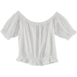 Wrangler Women's Americana Crop Peasant Blouse -Wrangler Store img87884 wrangler women s americana crop peasant blouse