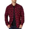 Wrangler Men's Retro Flannel Buffalo Plaid Snap Shirt -Wrangler Store img88421 wrangler men s retro flannel buffalo plaid snap shirt