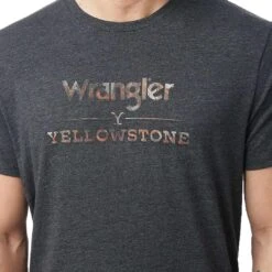 Wrangler X Yellowstone Men's Logo Graphic T-shirt -Wrangler Store img88663 wrangler x yellowstone men s logo graphic t shirt