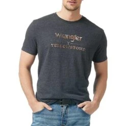 Wrangler X Yellowstone Men's Logo Graphic T-shirt