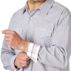 Wrangler Men's 20X Competition Advanced Comfort Print Snap Shirt 10 Wrangler Men's 20X Competition Advanced Comfort Print Snap Shirt -Wrangler Store img92700 wrangler men s 20x competition advanced comfort print snap shirt
