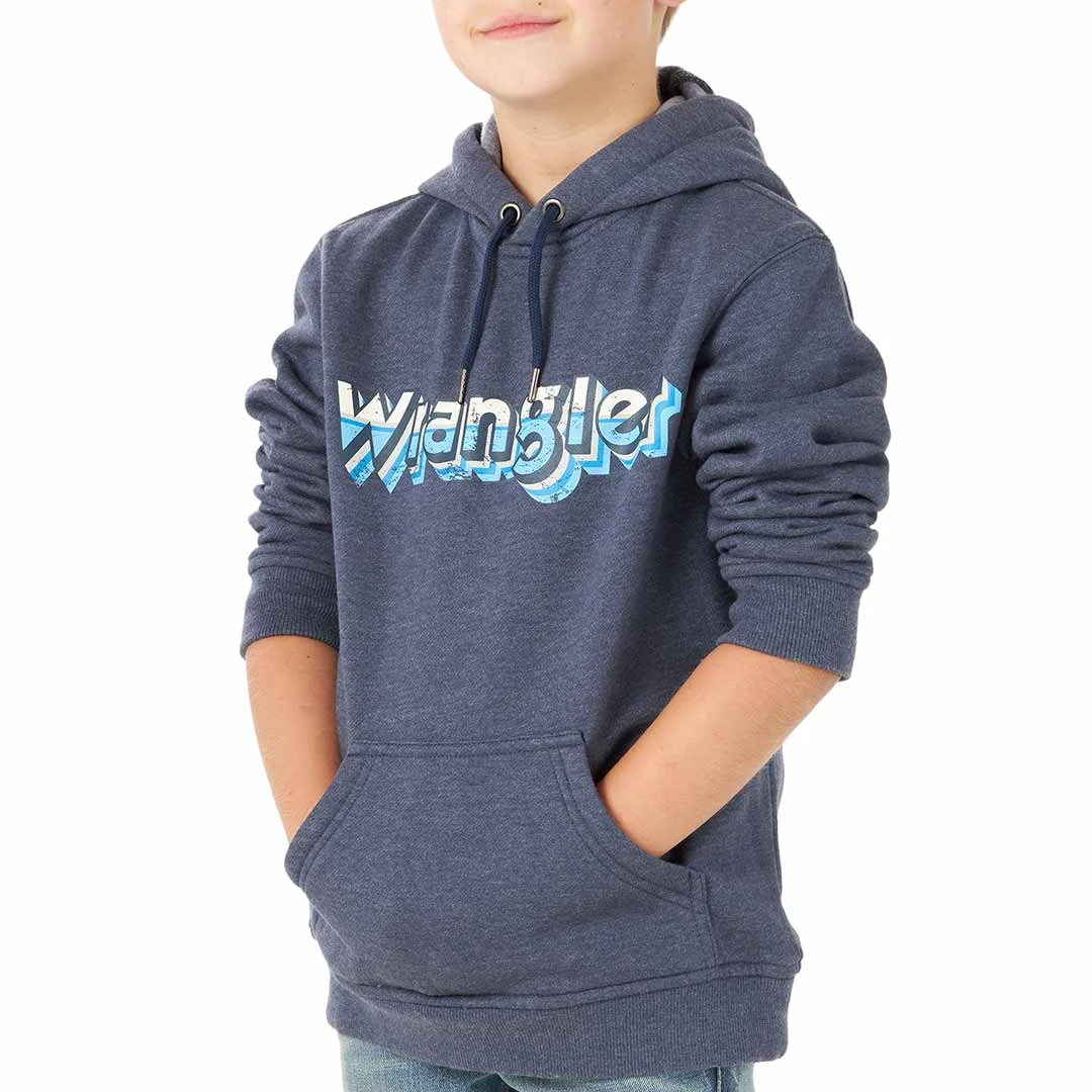 Wrangler Boys' Kabel Logo Graphic Hoodie 3 Wrangler Boys' Kabel Logo Graphic Hoodie