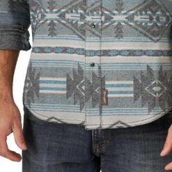 Wrangler Men's Retro Premium Jacquard Snap Shirt 10 Wrangler Men's Retro Premium Jacquard Snap Shirt -Wrangler Store img97059 wrangler men s retro premium jacquard snap shirt