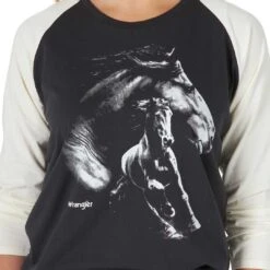 Wrangler Women's Retro Graphic Baseball Tee -Wrangler Store img97419 wrangler women s retro graphic baseball tee