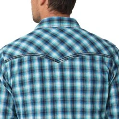 Wrangler Men's Rock 47 Embroidered Yoke Plaid Snap Shirt 7 Wrangler Men's Rock 47 Embroidered Yoke Plaid Snap Shirt -Wrangler Store img97555 wrangler men s rock 47 embroidered yoke plaid snap shirt