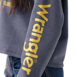Wrangler X Yellowstone Women's Dutton Ranch Cropped Hoodie -Wrangler Store img99213 wrangler x yellowstone women s dutton ranch cropped hoodie