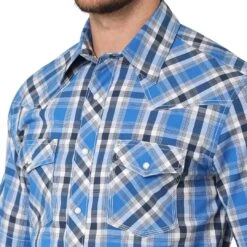Wrangler Men's 20X Advanced Comfort Competition Short Sleeve Plaid Snap Shirt -Wrangler Store img99978 wrangler men s 20x advanced comfort competition short sleeve plaid snap shirt