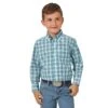 Wrangler Boys' Riata Plaid Shirt -Wrangler Store wrangler boy s riata plaid shirt
