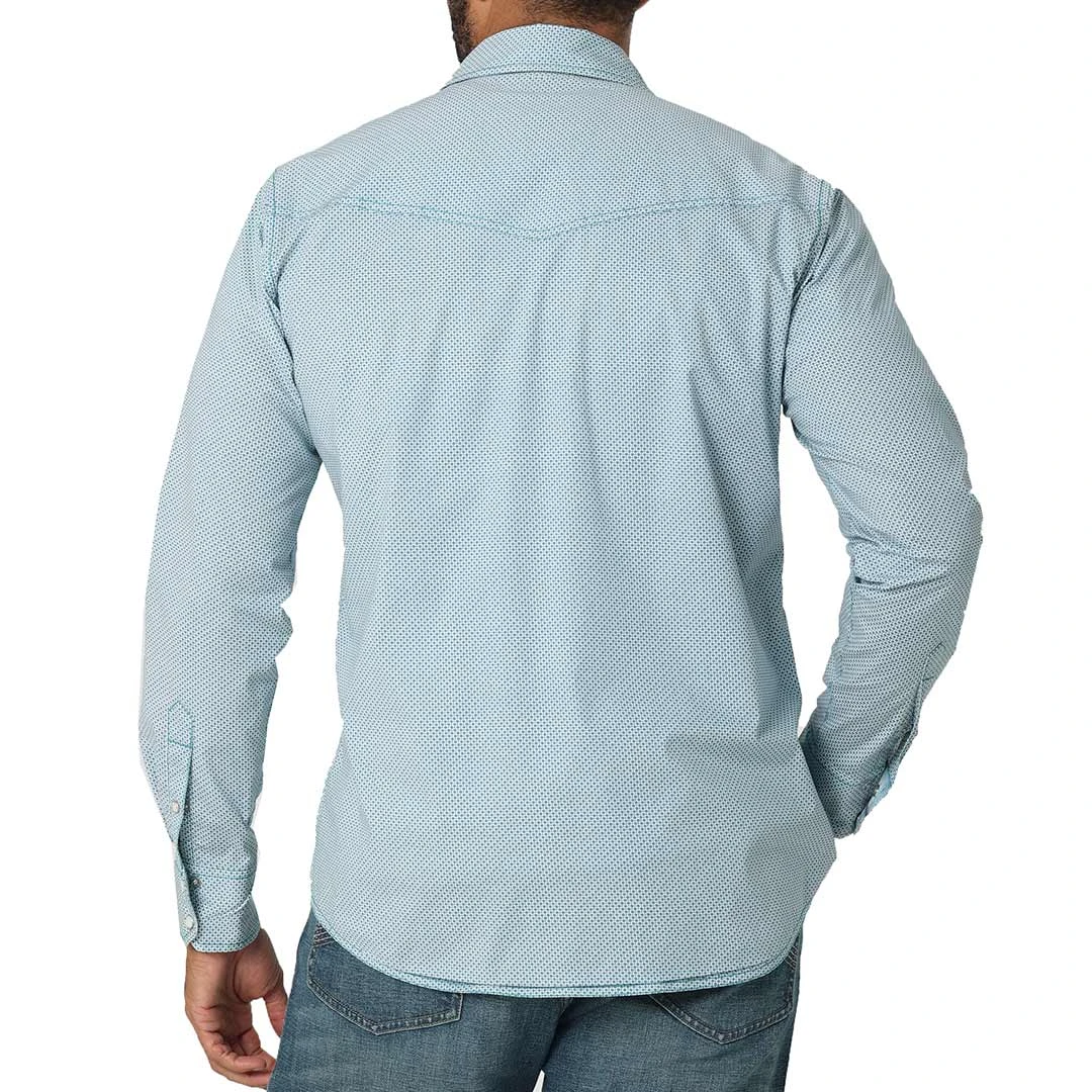 Wrangler Men's 20X Competition Advanced Comfort Circle Print Snap Shirt 4 Wrangler Men's 20X Competition Advanced Comfort Circle Print Snap Shirt - Image 2