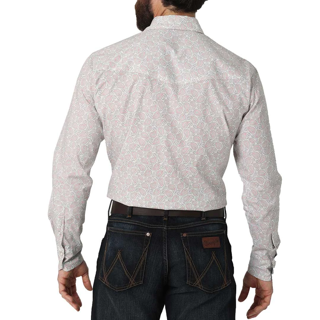 Wrangler Men's 20X Competition Advanced Comfort Paisley Print Snap Shirt 4 Wrangler Men's 20X Competition Advanced Comfort Paisley Print Snap Shirt - Image 2