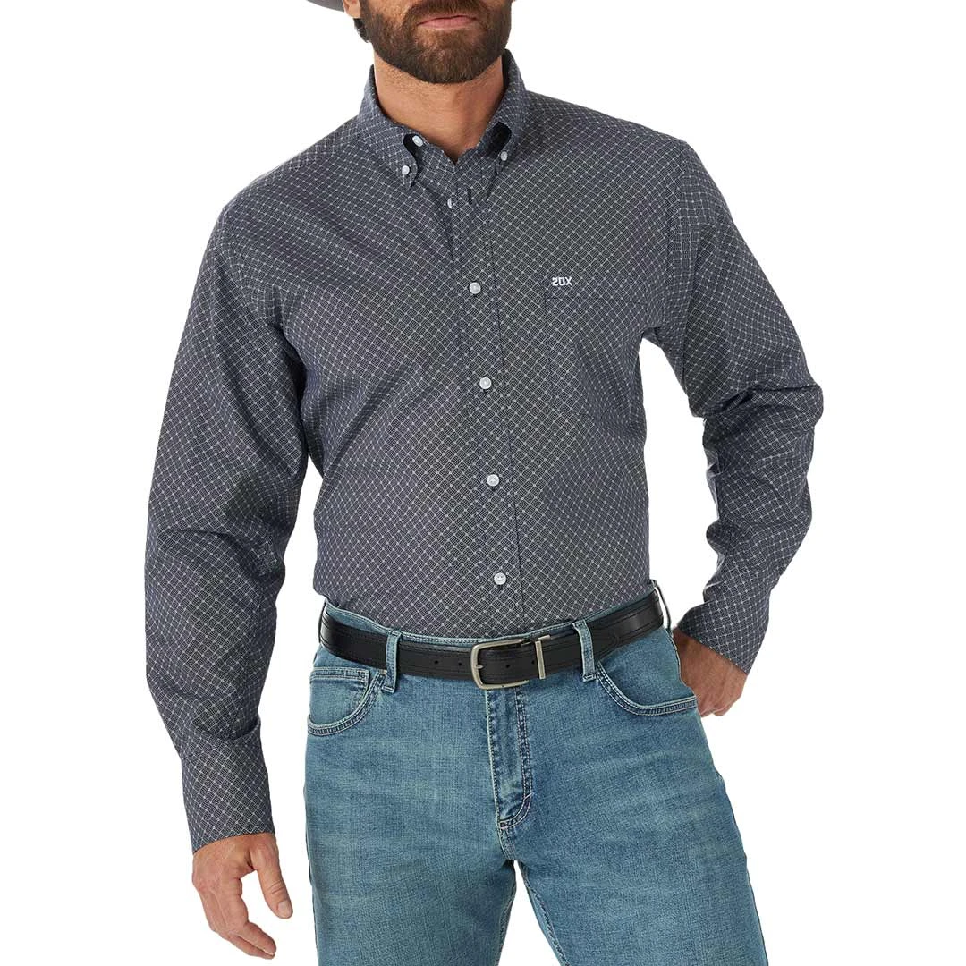 Wrangler Men's 20X Competition Button-Down Print Shirt 3 Wrangler Men's 20X Competition Button-Down Print Shirt