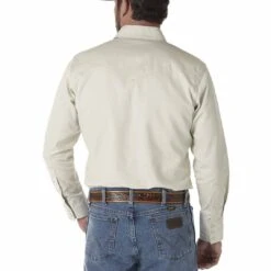 Wrangler Men's Cowboy Cut Firm Finish Snap Work Shirt 12 Wrangler Men's Cowboy Cut Firm Finish Snap Work Shirt -Wrangler Store wrangler men s cowboy cut firm finish snap work shirt