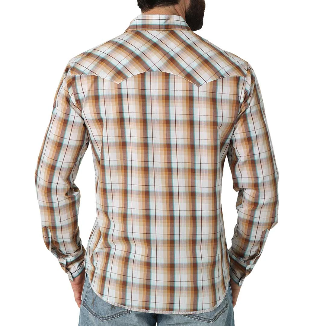 Wrangler Men's Fashion Plaid Snap Shirt 4 Wrangler Men's Fashion Plaid Snap Shirt - Image 2