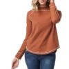 Wrangler Women's Essential Raglan Boat Neck Sweater -Wrangler Store wrangler women s essential raglan boat neck sweater