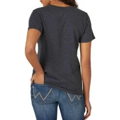 Wrangler Women's Retro Silhouette Graphic T-Shirt -Wrangler Store wrangler women s retro silhouette graphic t shirt