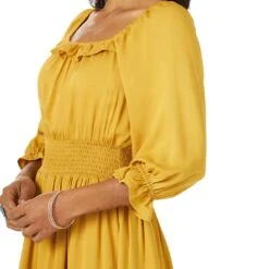 Wrangler Women's Smocked Waist Tiered Dress -Wrangler Store wrangler women s smocked waist tiered dress